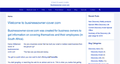 Desktop Screenshot of businessowner-cover.com
