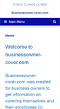 Mobile Screenshot of businessowner-cover.com